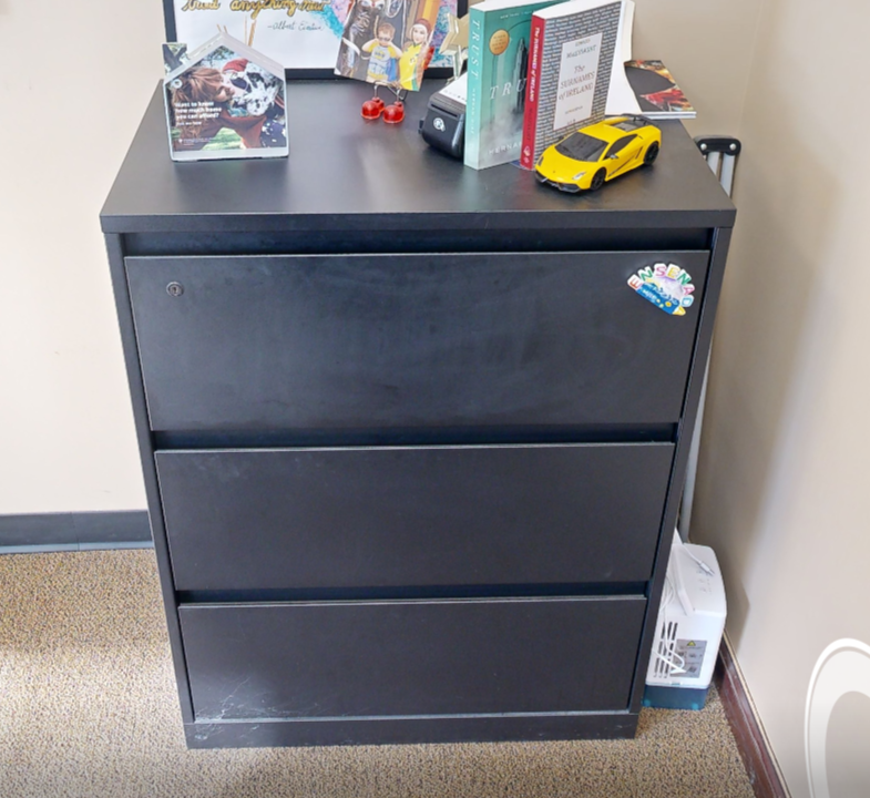 3D lateral filing cabinet
