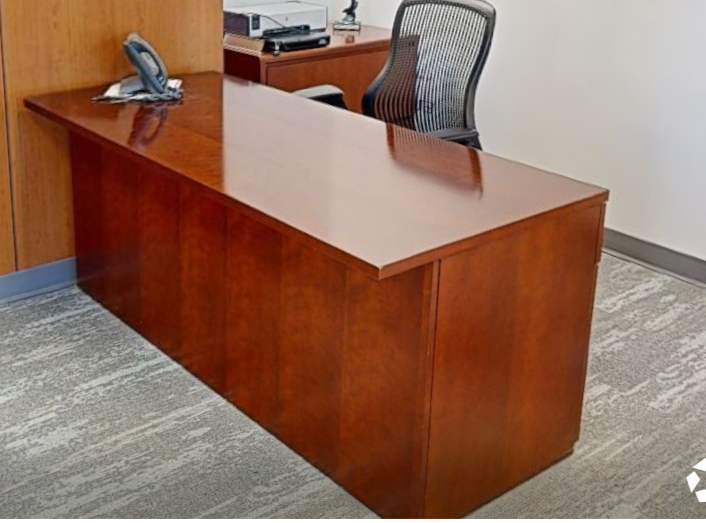 Executive wood desk