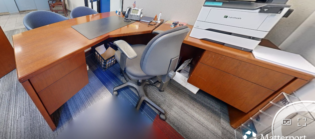 L-shape desk