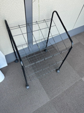 BLACK ROLLING CART