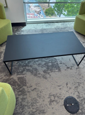 4' METAL COFFEE TABLE