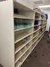 4' METAL SHELF 5 BACK TO BACK 10 PACK (CAN NOT BE SPLIT)