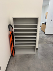 METAL BOOKCASE