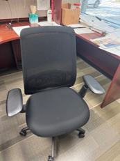 HAWORTH BLACK TASK CHAIR