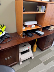 CREDENZA W/BOOKCASE