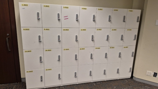 Pods of 4 Locker Banks