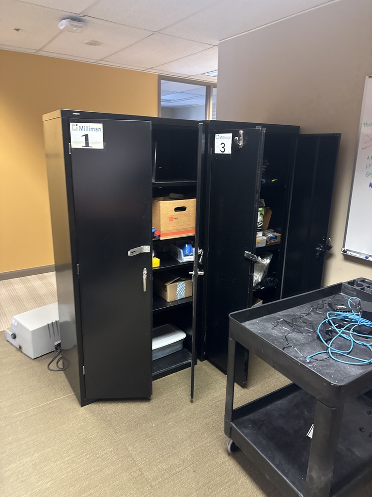 36 x  18 1/4  x 71 1/2 TALL CABINETS