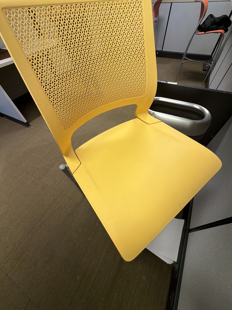 YELLOW STOOL CHAIRS***