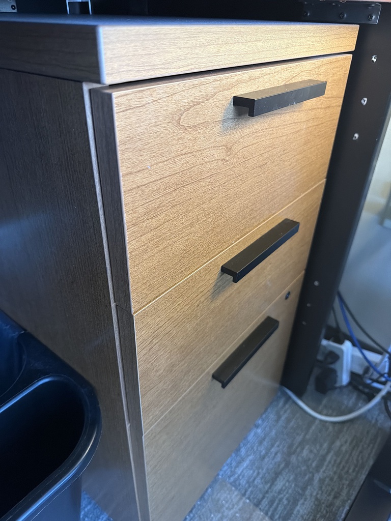 23x16x27 WOODEN FILING CABINET
