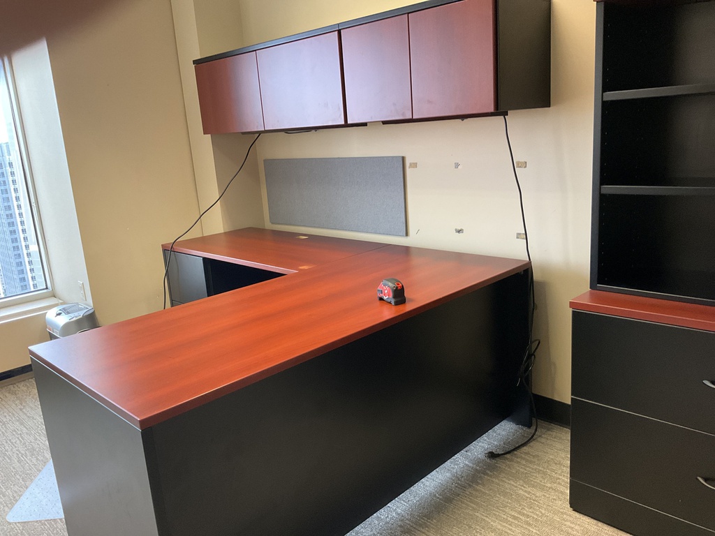 78x66x30 L SHAPED DESK