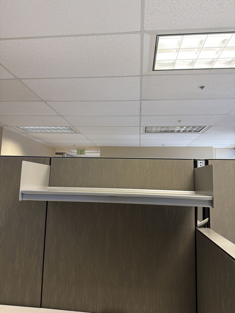 60x13x4 GREY OVER PANEL SHELF