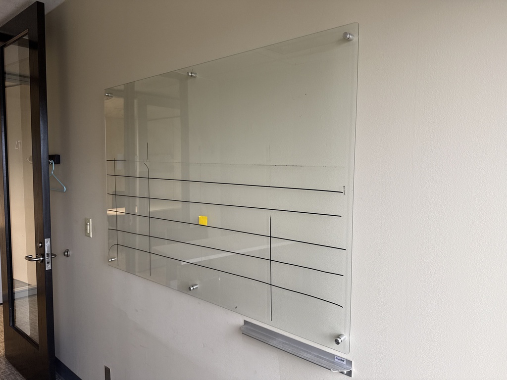 59X39 CLEAR BOARD