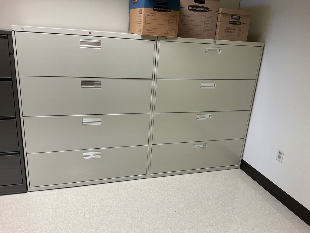 42 X 19 1/4 X 53 FILING CABINETS