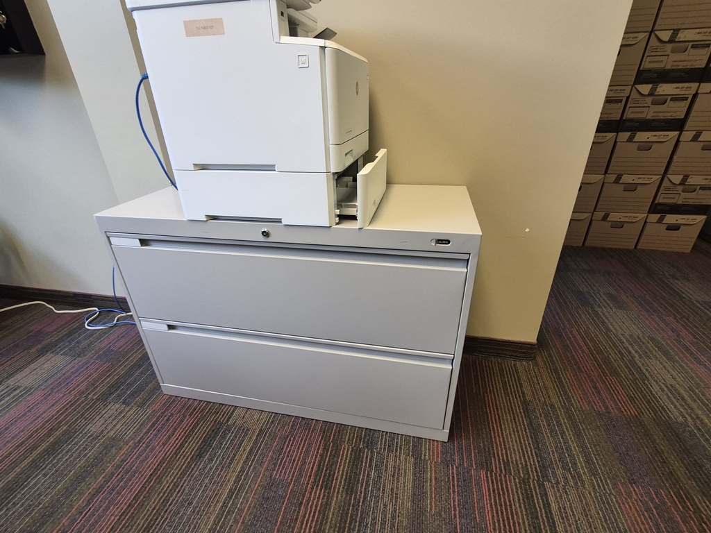 2 Drawer, metal