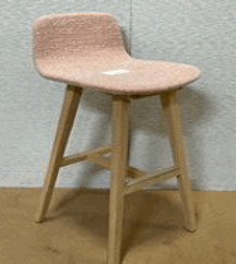 Kuskoa Upholstered Stool, Barstool, Fully Upholstered