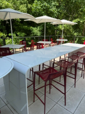 BAR HEIGHT OUTDOOR TABLE