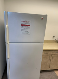 WHITE SINGLE DOOR FRIDGE