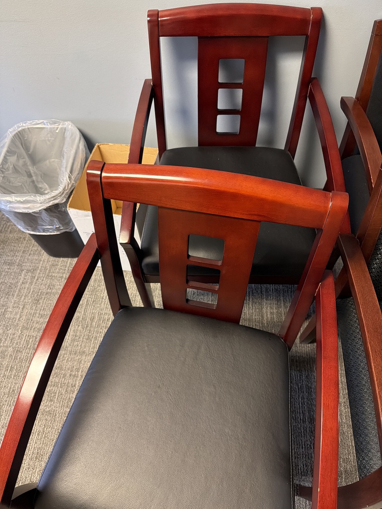 LEATHER GUEST CHAIRS
