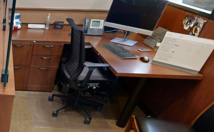 L-Shaped desk
