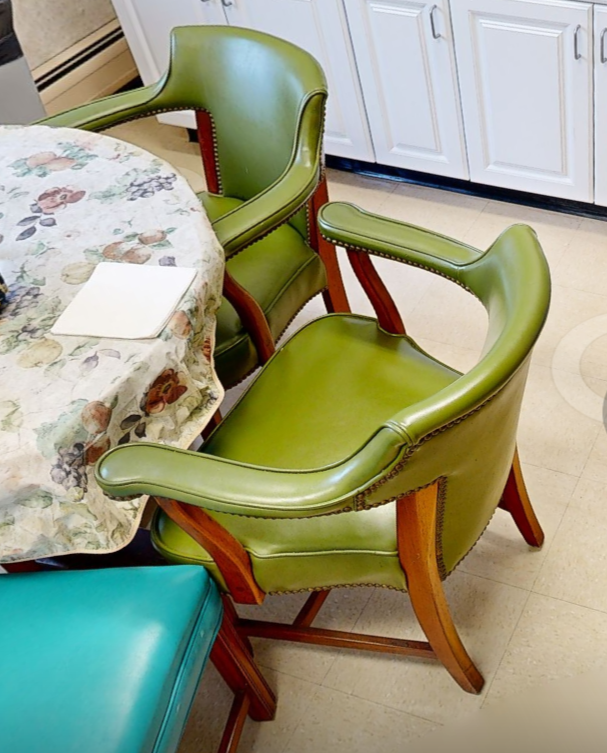 Green guest chair