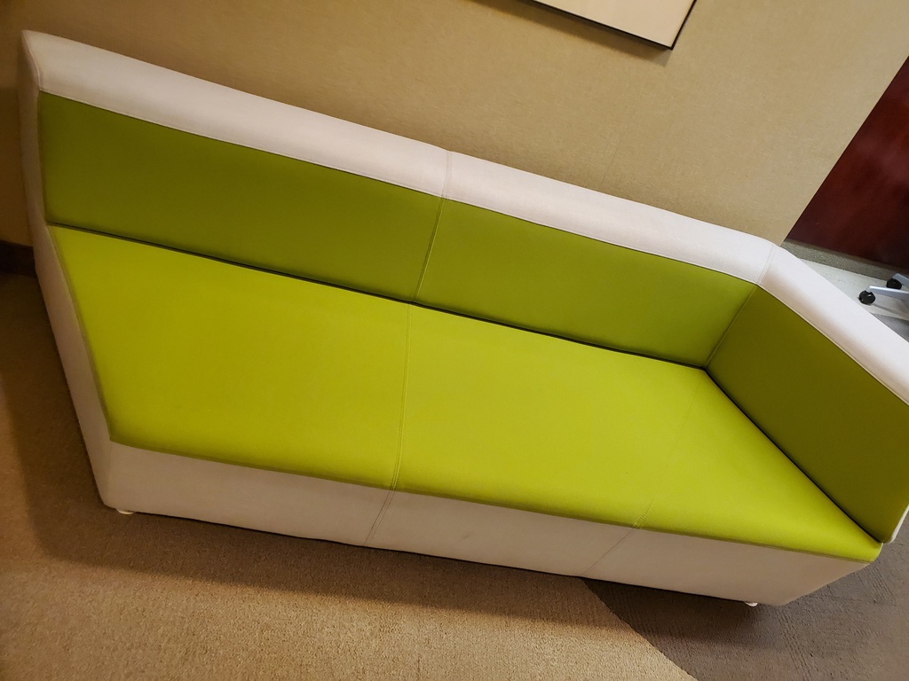 Green U couch