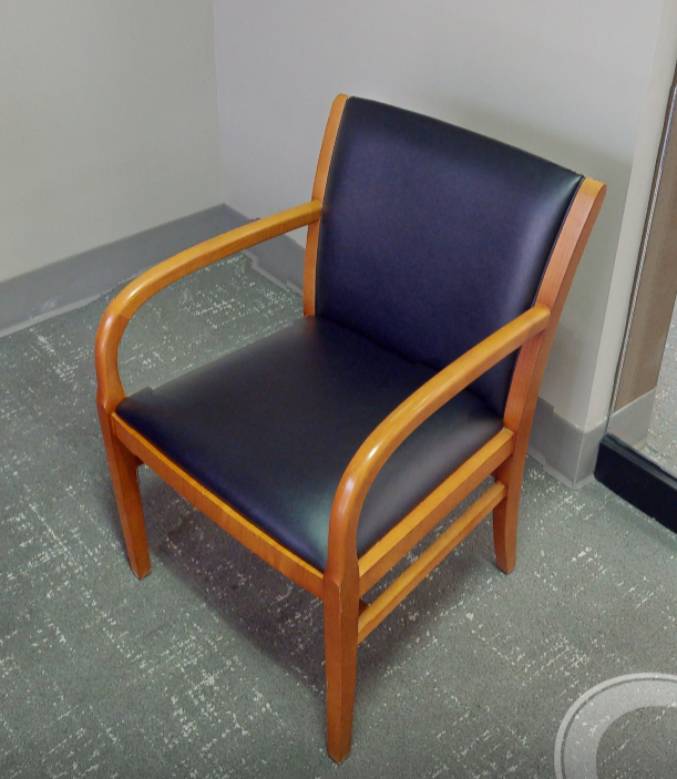 Black guest chair
