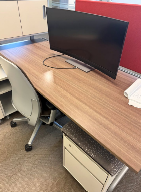 WORKSTATIONS - 24X72 DESK W/ 2 DRAWER LAT &amp; CUBBIE COMBO &amp; BUILT IN OVERHEAD