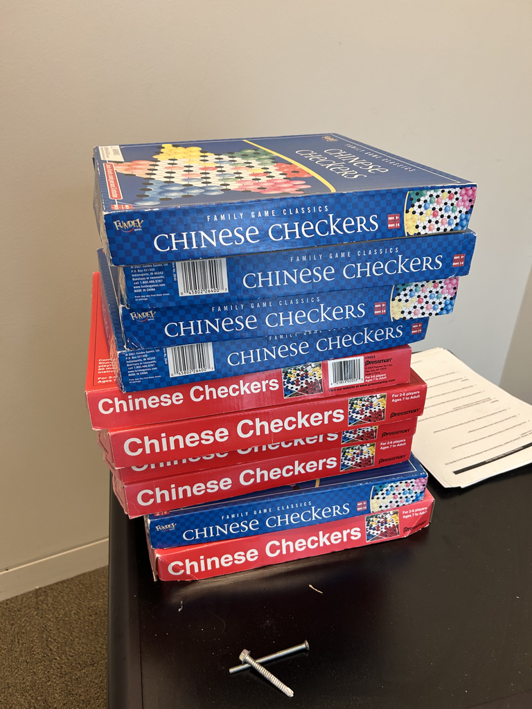 Chinese Checkers game boxes