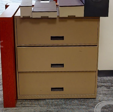 3D lateral file cabinet