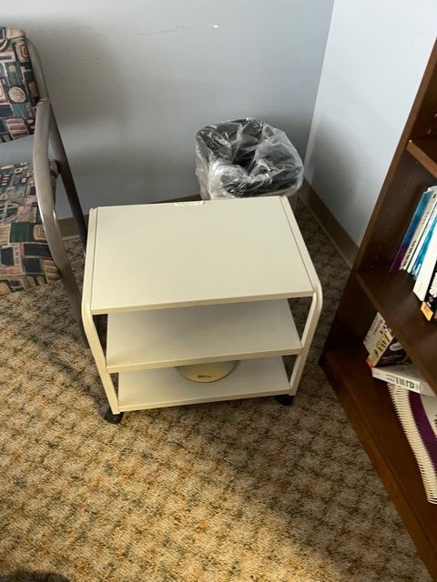 White Metal Cart - Mobile