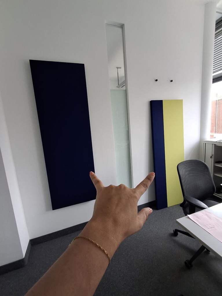 Wall Panel - Blue &amp; Yellow