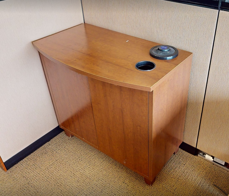 2-door coffee cabinet