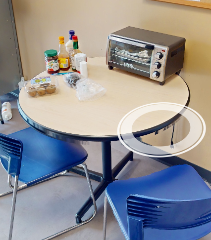 Round meeting table