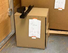 Metal Wooden Pedestal (2 drawer)