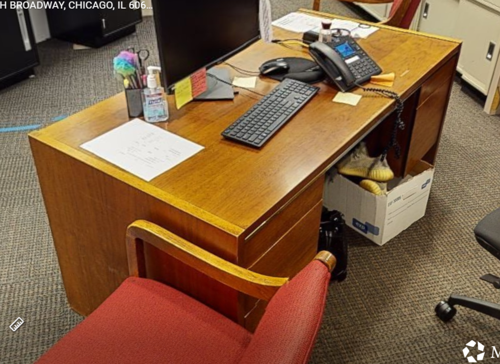 Classic wood desk