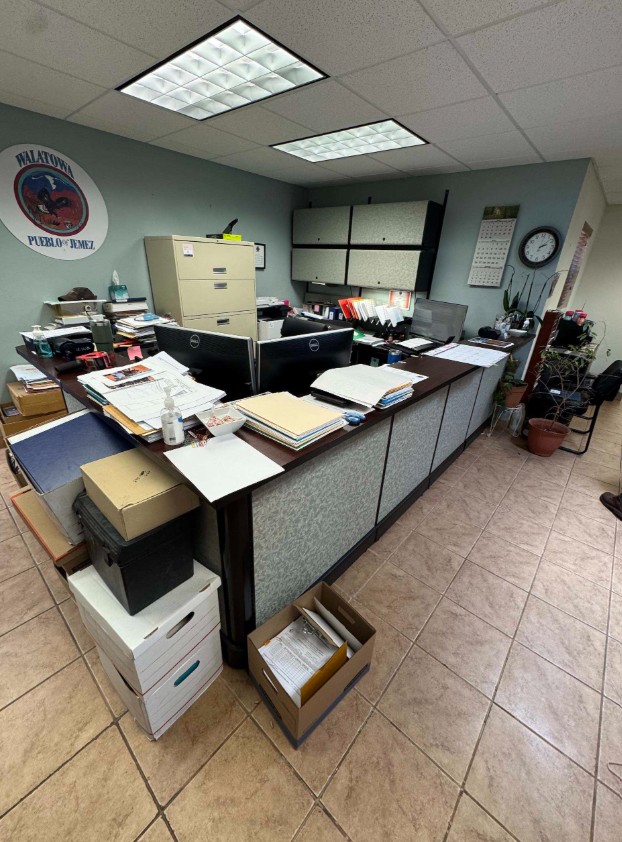 Reception desk