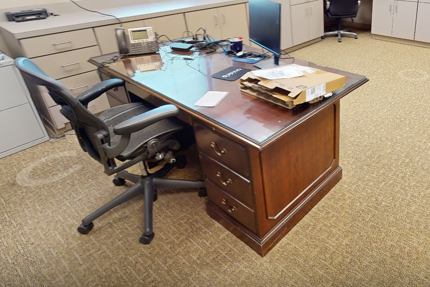 2 ped desk