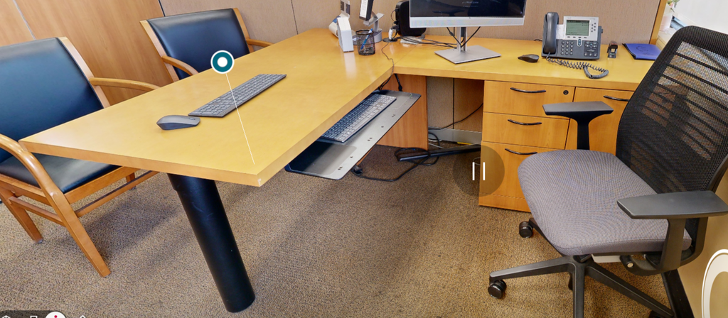 L-Shaped desk