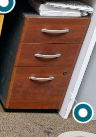 Mini 3D vertical file pedestal