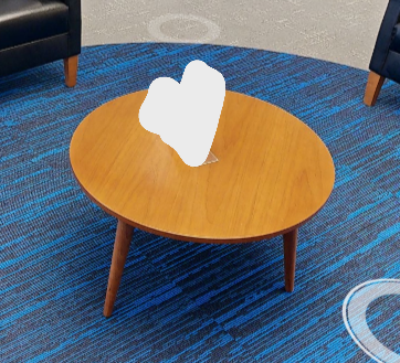 Round coffee table