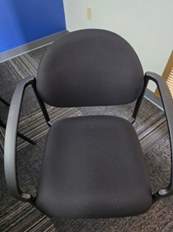 BLACK STACK CHAIR