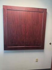 WOOD DOUBLE DOOR MARKER BOARD