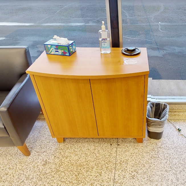 2-Door coffee cabinet