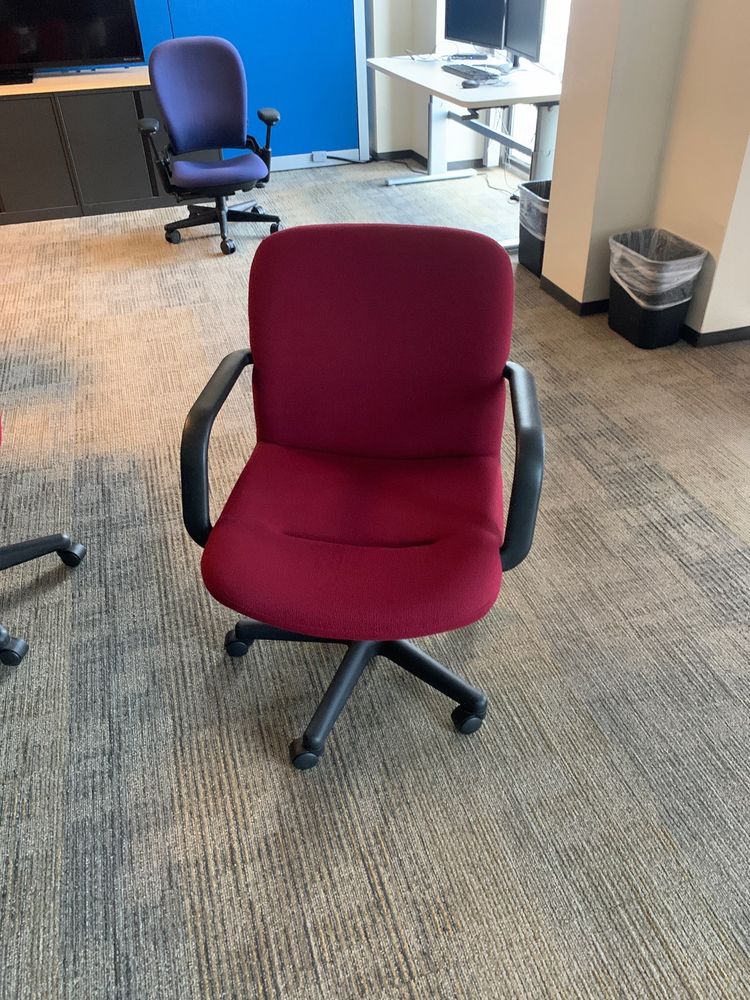 Red Conference Chairs