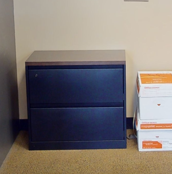 2D lateral filing cabinet