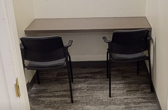 stacking chairs - black