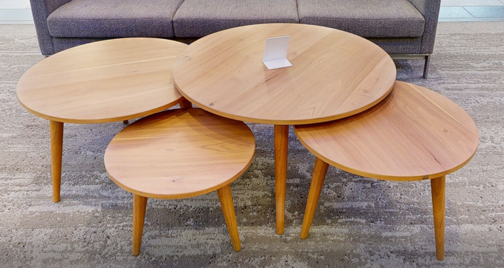 Round coffee table