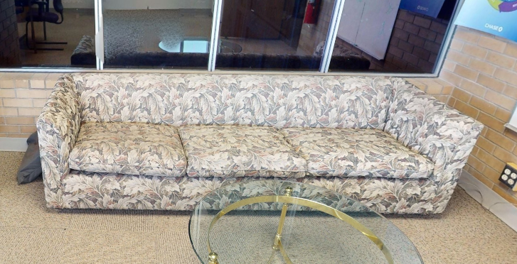 Floral couch