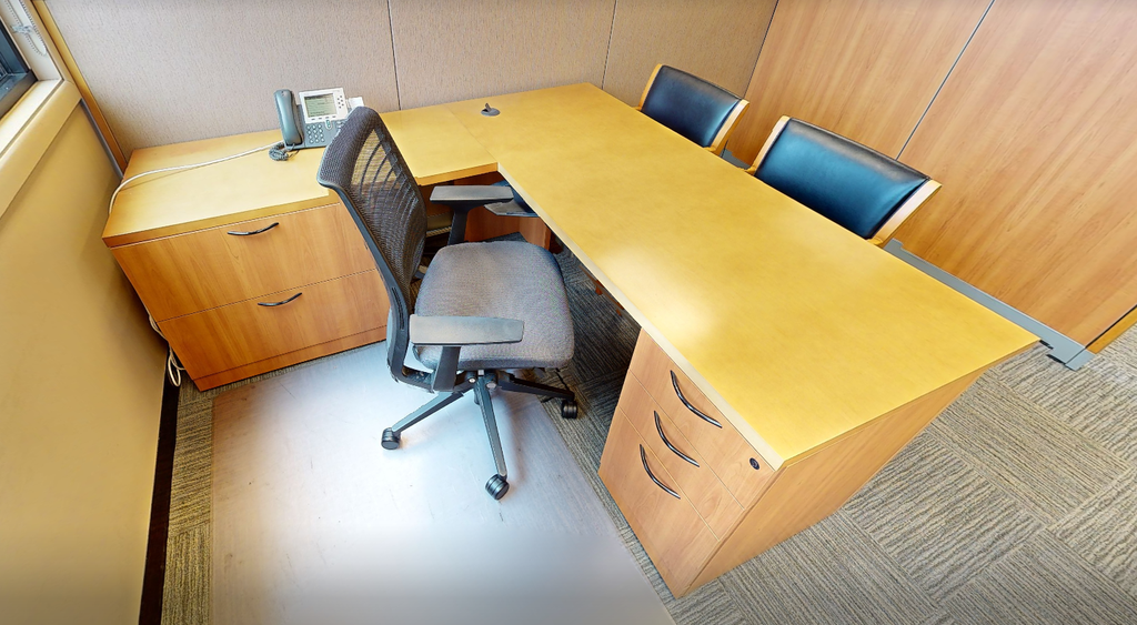 L-shaped desk