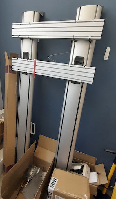 Dismantled TV Stand